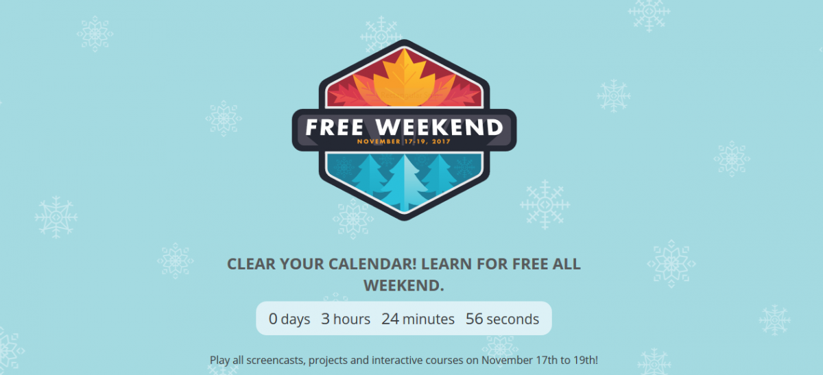 Code School Gratiskan Kontennya Selama Weekend