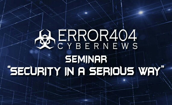 Seminar 'Security in a Serious Way'