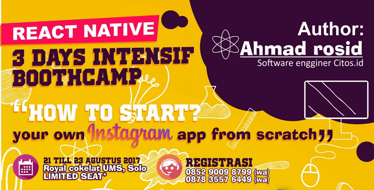 React Native 3 Days Intensif Boothcamp