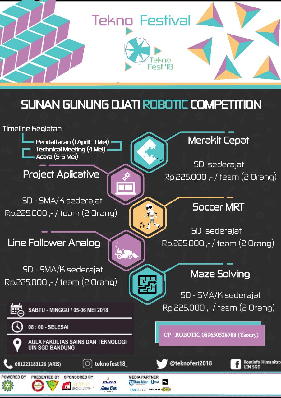 SUNAN GUNUNG DJATI ROBOTIC COMPETITION 2018