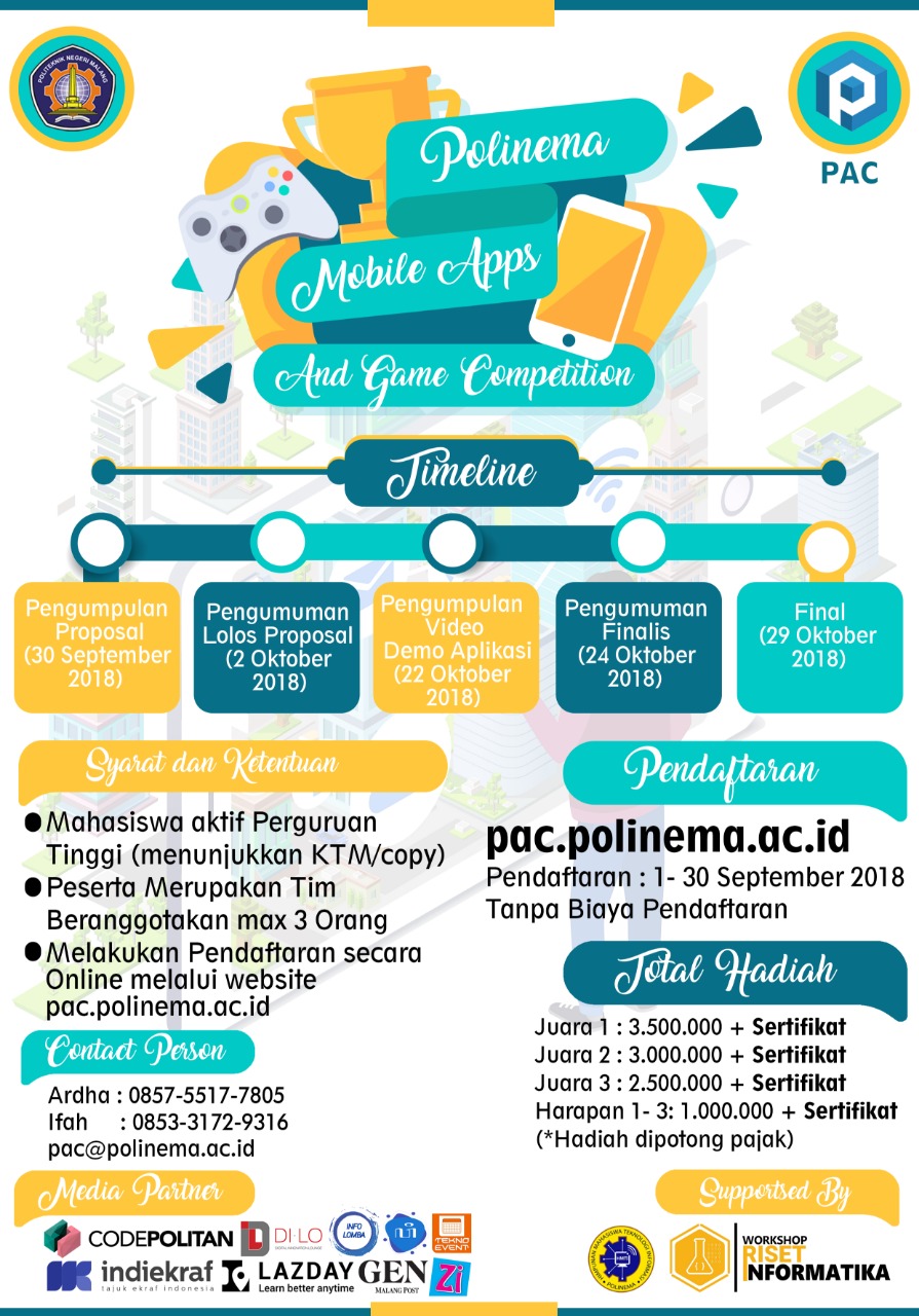 Polinema Mobile Application And Game Competition